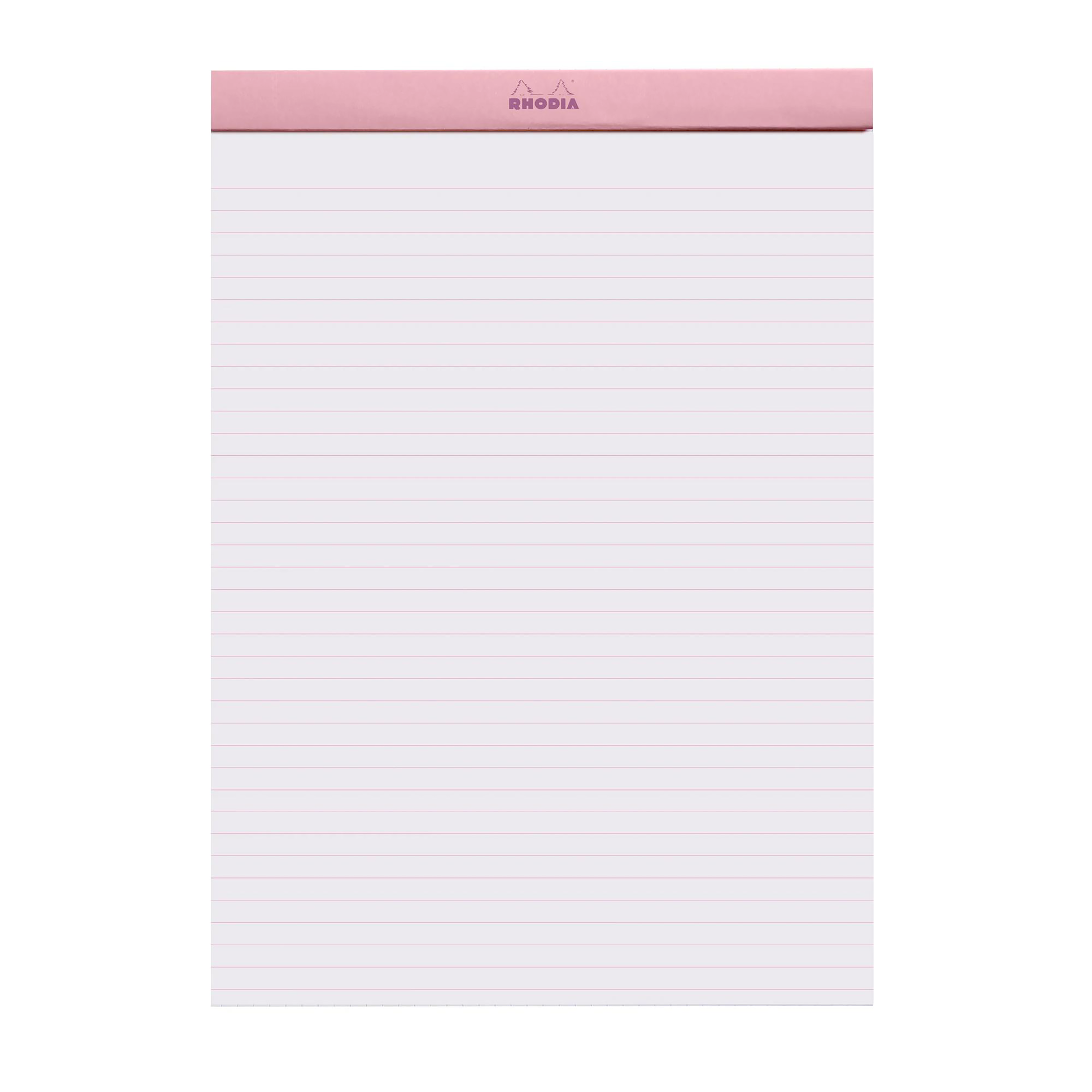 Note Pad Rhodia Couleurs lined pink stapled 80 sheets N°18