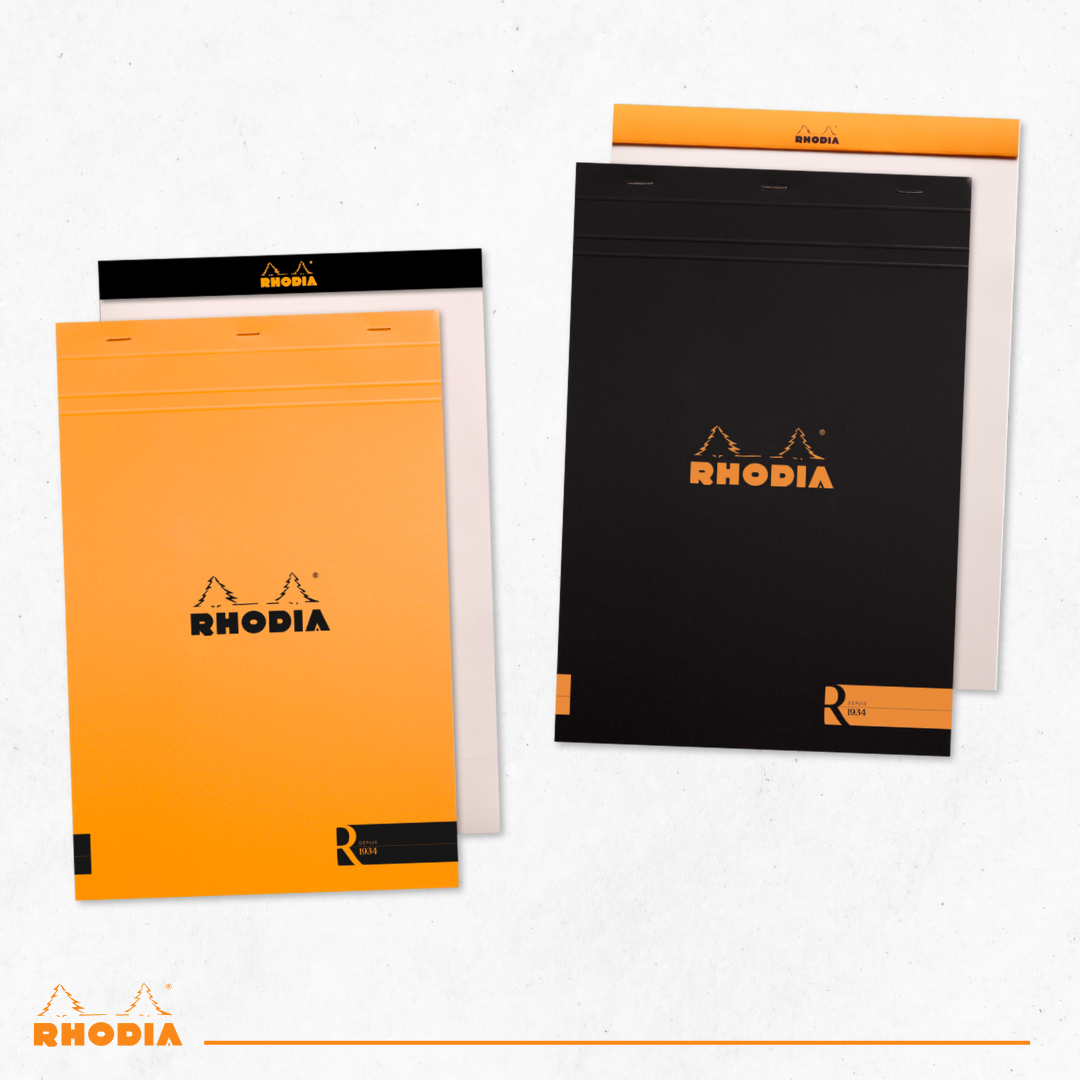Bloc-Notes 1934 Ligné Noir  8,25X11,75 RHODIA