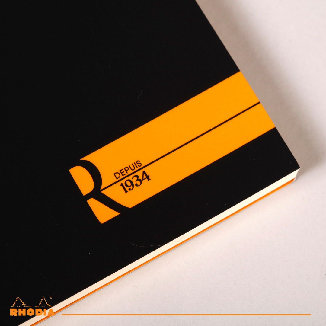 Bloc-Notes 1934 Ligné Noir  8,25X11,75 RHODIA