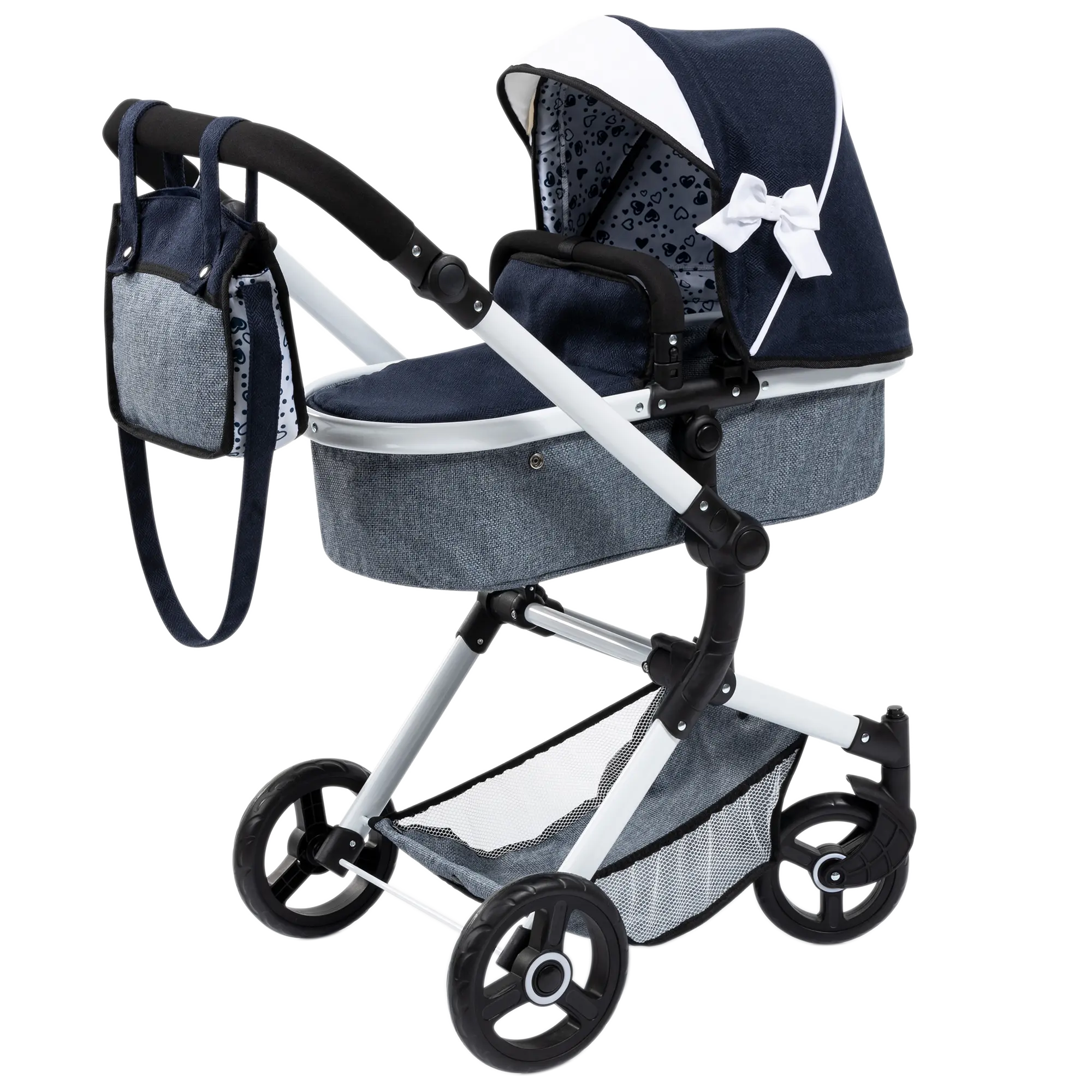NEO VARIO - POUSSETTE POUR POUPÉE NOIR & BLANC BAYER DESIGN