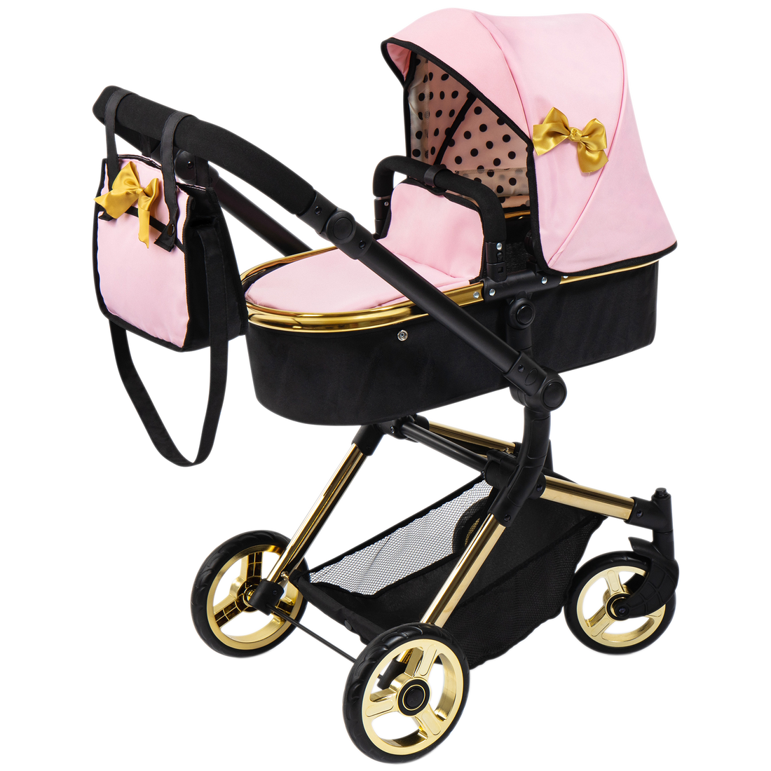 NEO VARIO - POUSSETTE POUR POUPÉE ROSE & OR BAYER DESIGN