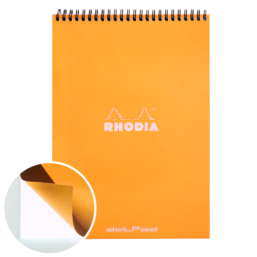 Bloc-Notes Orange Dot 8,25X11,75 RHODIA