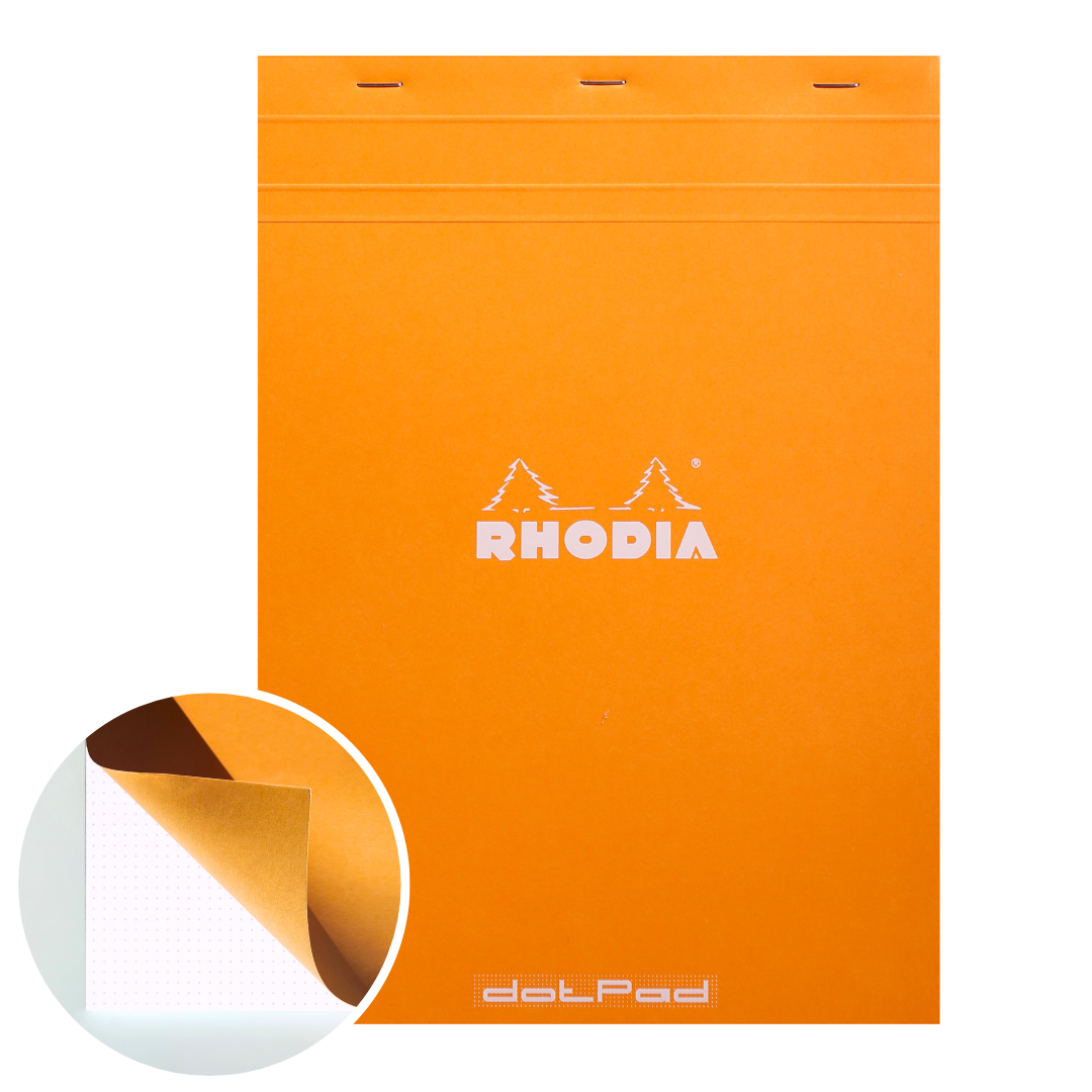 Bloc-Notes Orange Dot  8,25X11,5 RHODIA