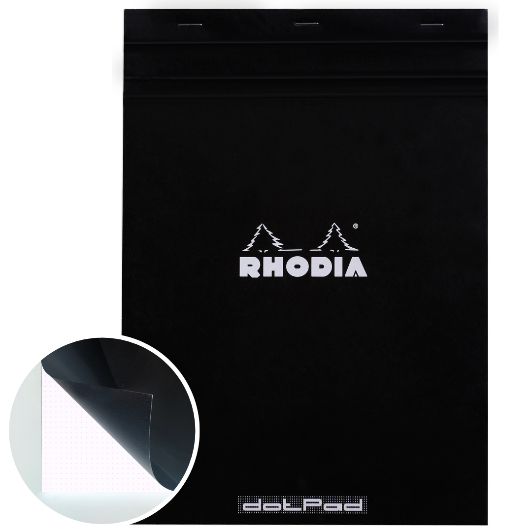 Bloc-Notes Noir  Dot 18 8,25X11,5 RHODIA