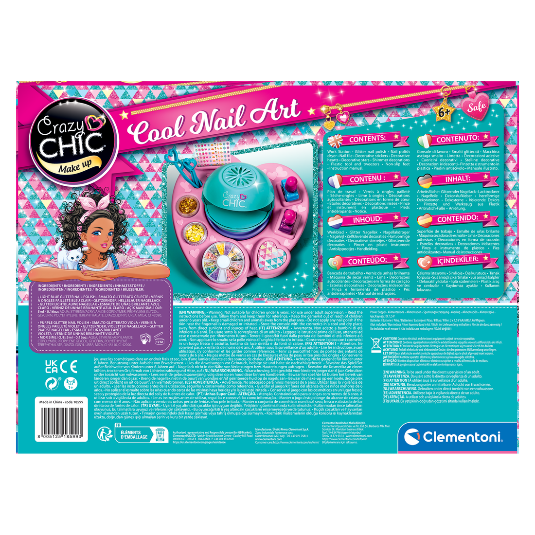 CRAZY CHIC: COOL NAIL ART CLEMENTONI