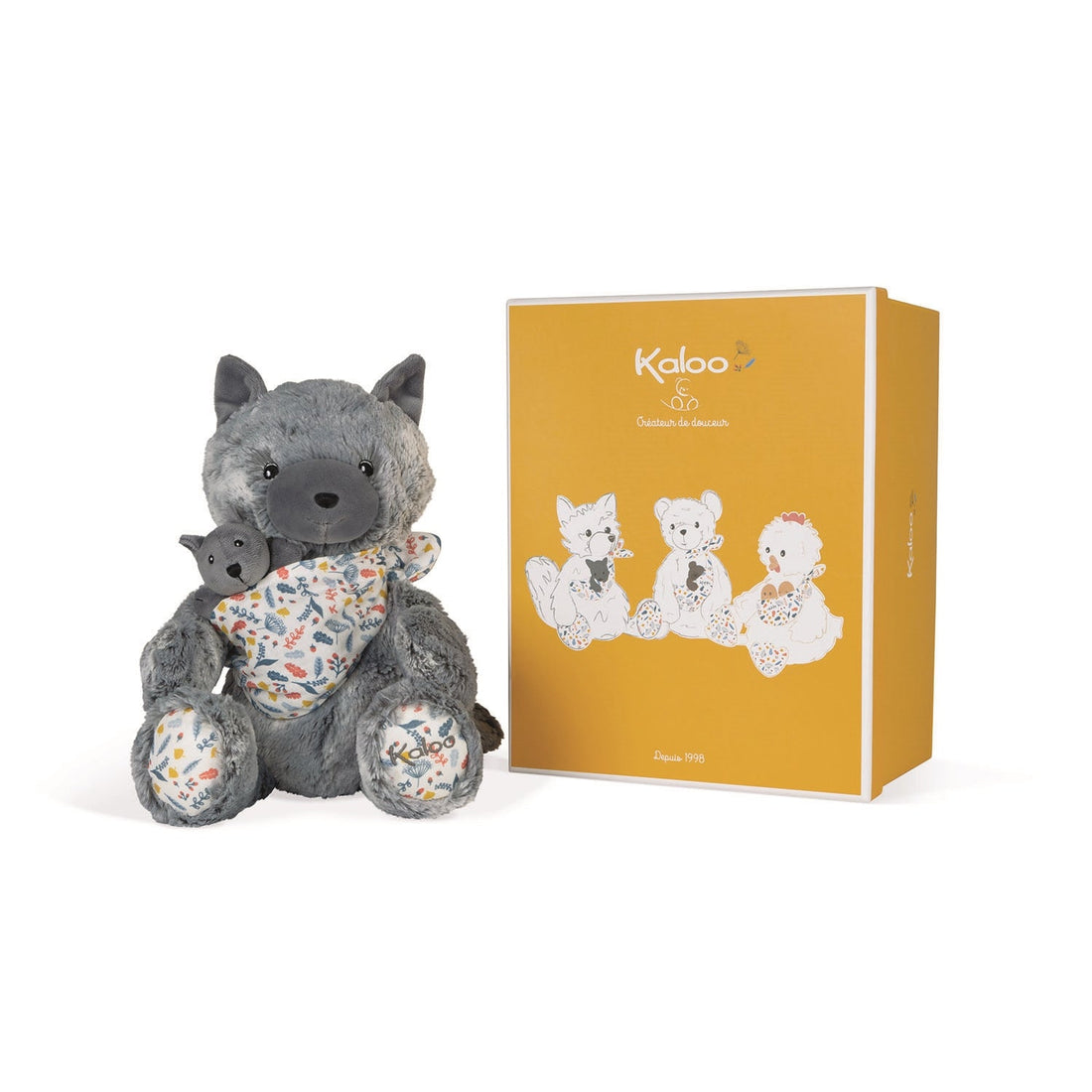 LOUISE : PELUCHE MAMAN LOUP KALOO
