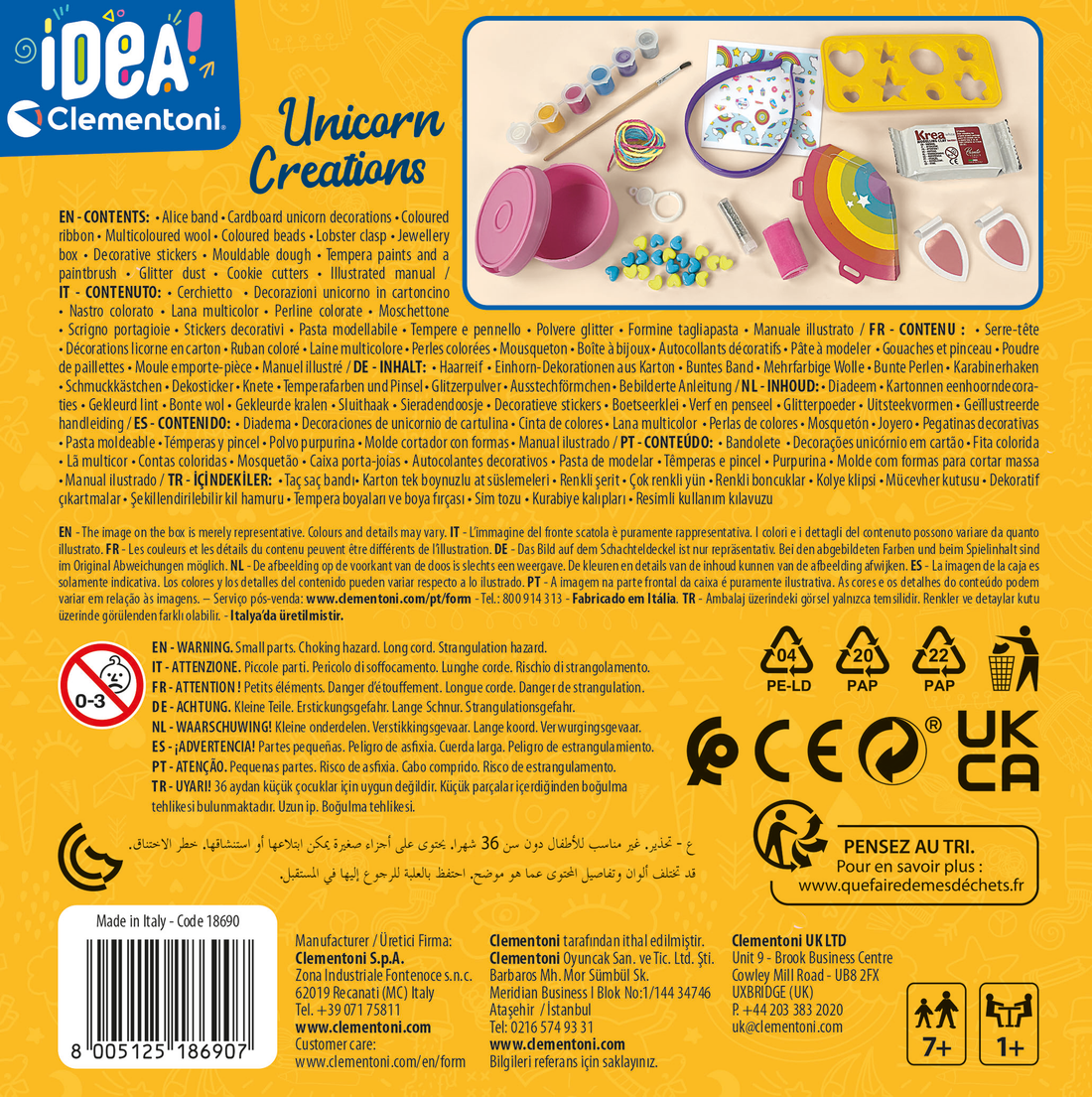 IDEA: UNICORN CREATIONS CLEMENTONI