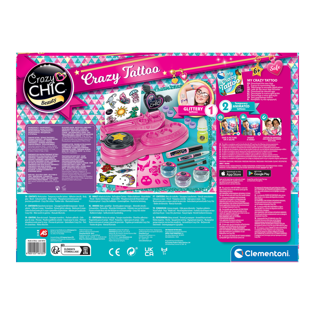 CRAZY CHIC: TATOUAGE EN FOLIE CLEMENTONI