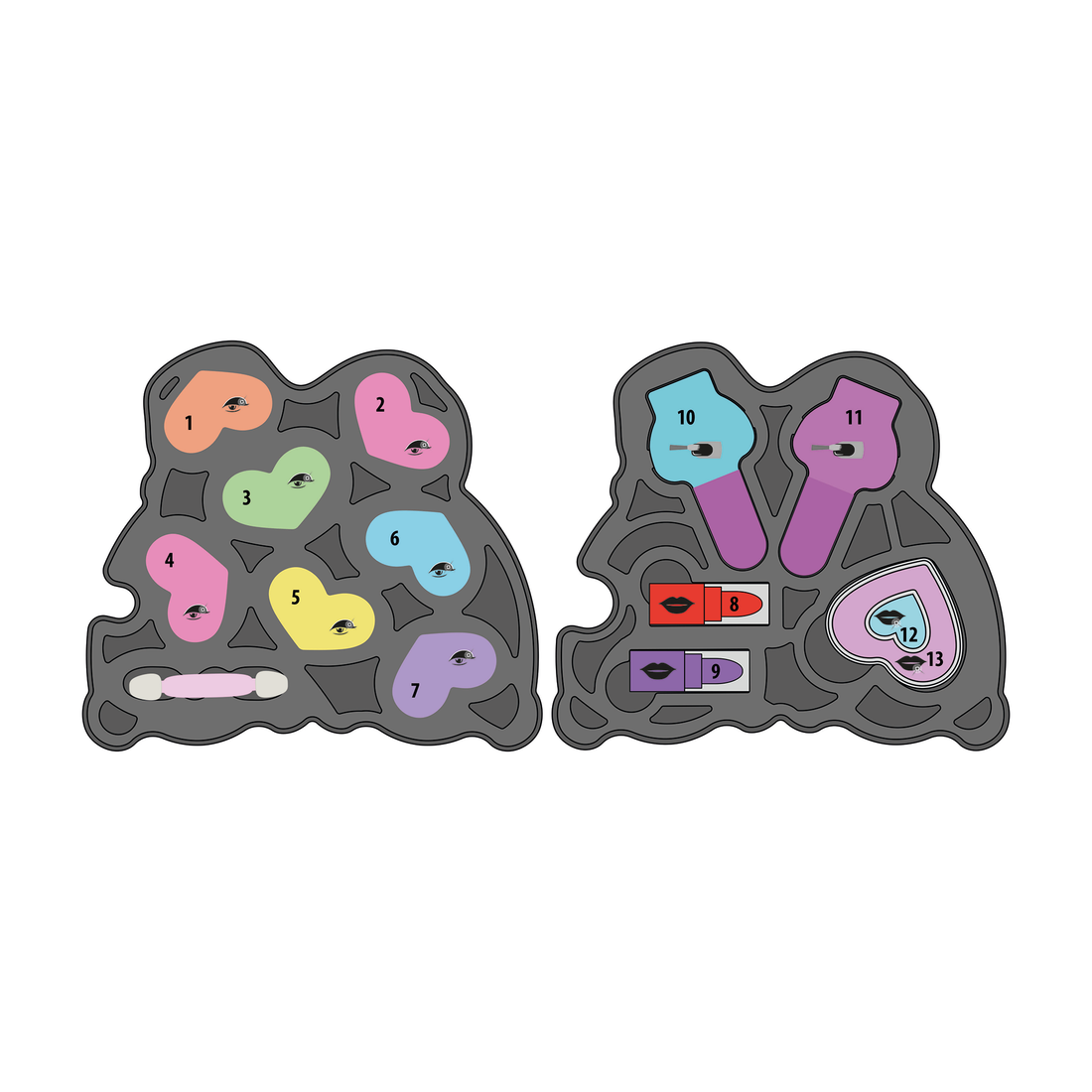 CRAZY CHIC: LOVELY MAQUILLAGE - ARC-EN-CIEL CLEMENTONI