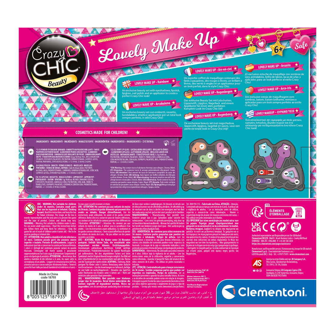 CRAZY CHIC: LOVELY MAQUILLAGE - ARC-EN-CIEL CLEMENTONI