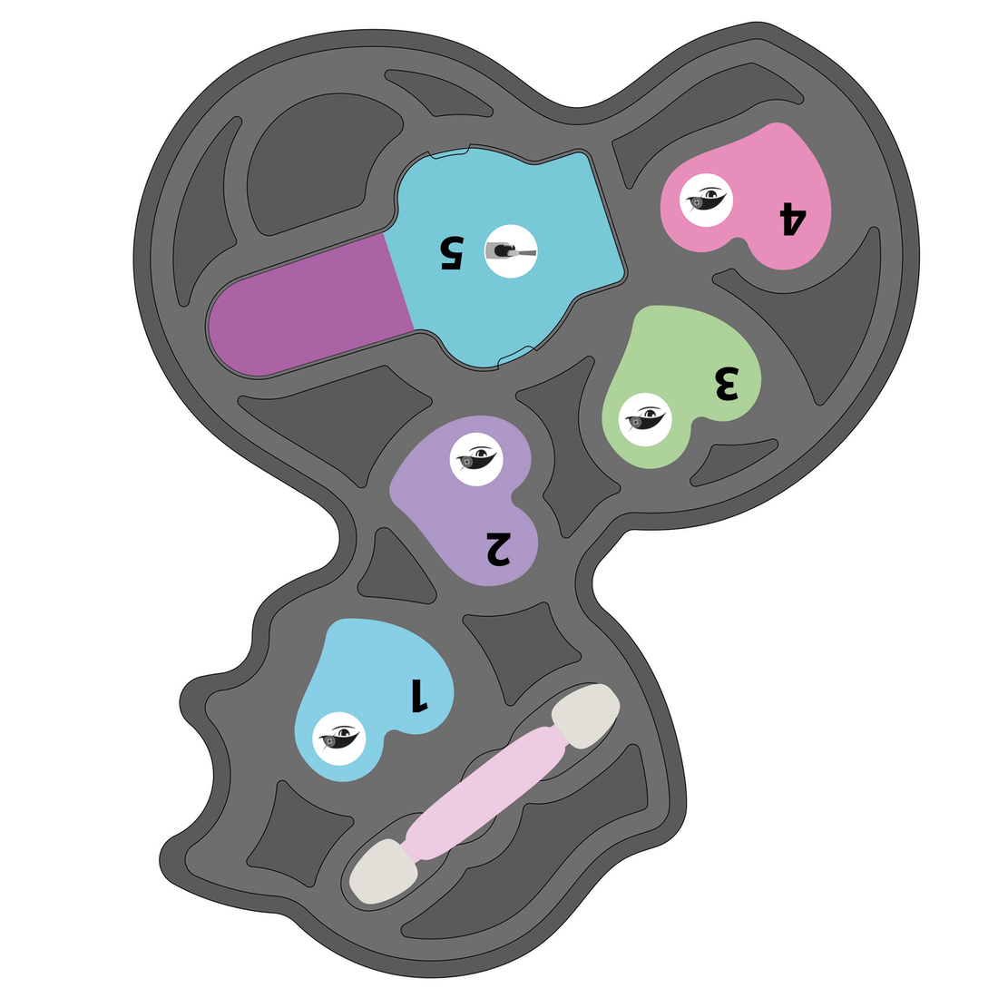 CRAZY CHIC: PALETTE DE MAQUILLAGE RENARD CLEMENTONI