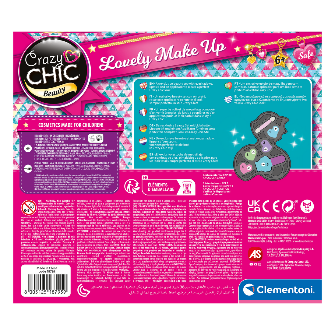 CRAZY CHIC: PALETTE DE MAQUILLAGE RENARD CLEMENTONI