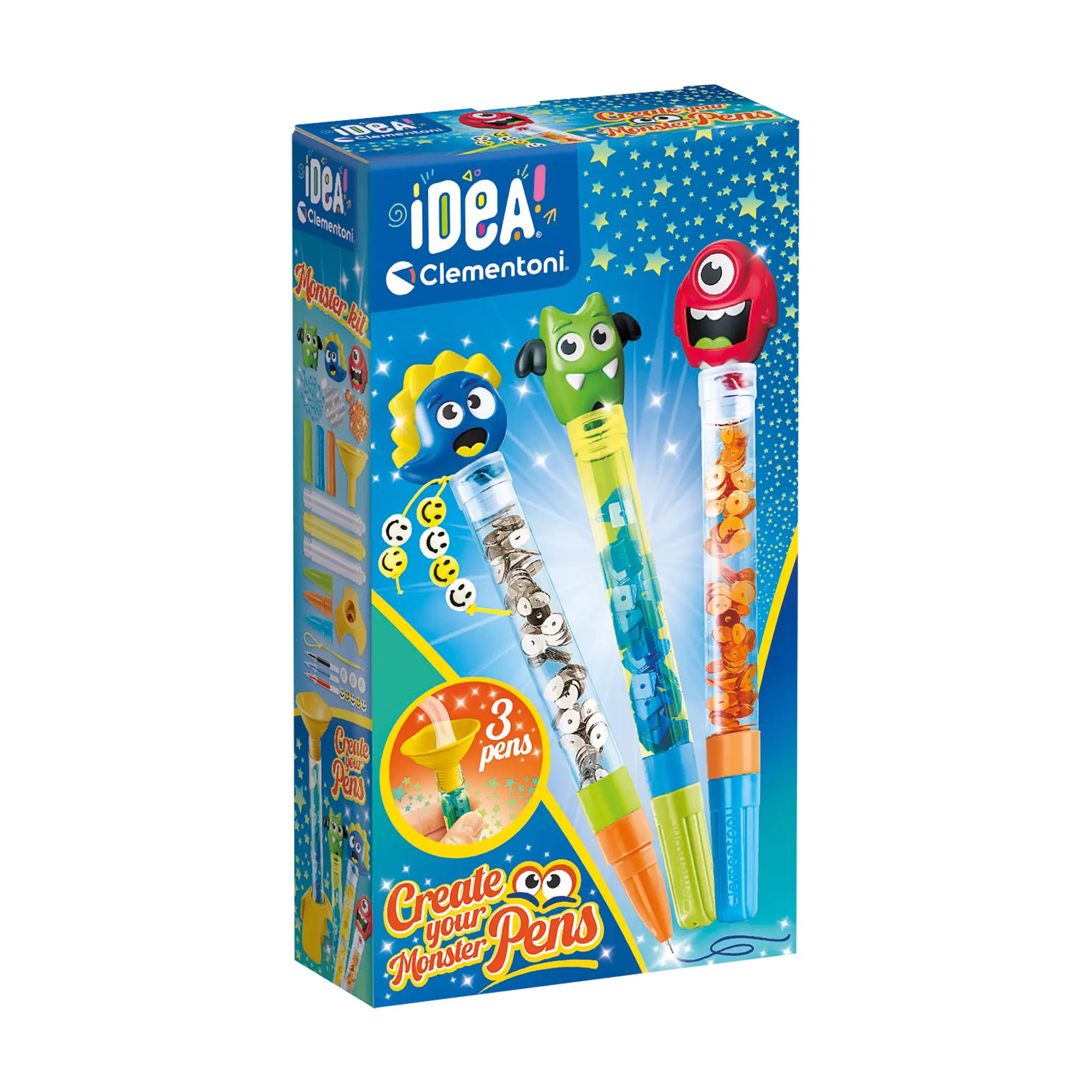 IDEA: CRÉE TES STYLOS - MONSTRES CLEMENTONI