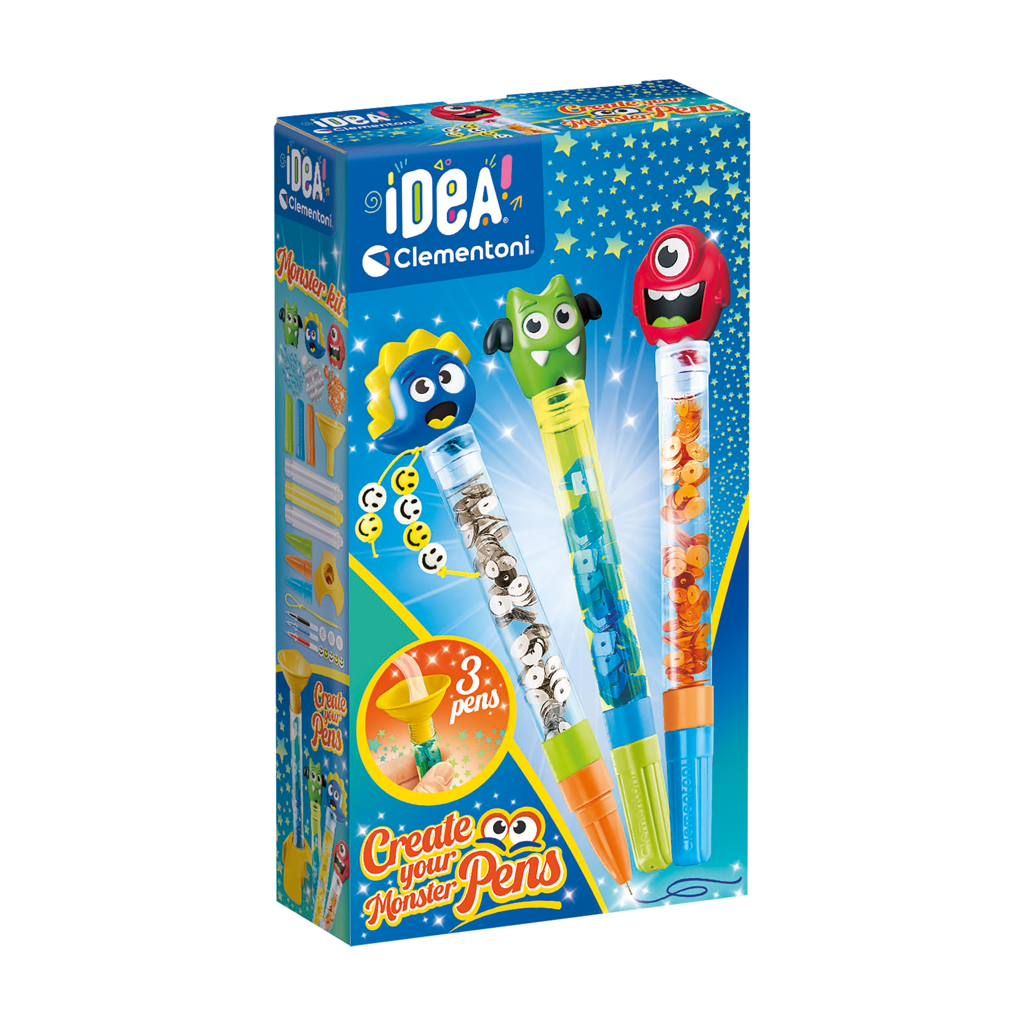 IDEA: CRÉE TES STYLOS - MONSTRES CLEMENTONI