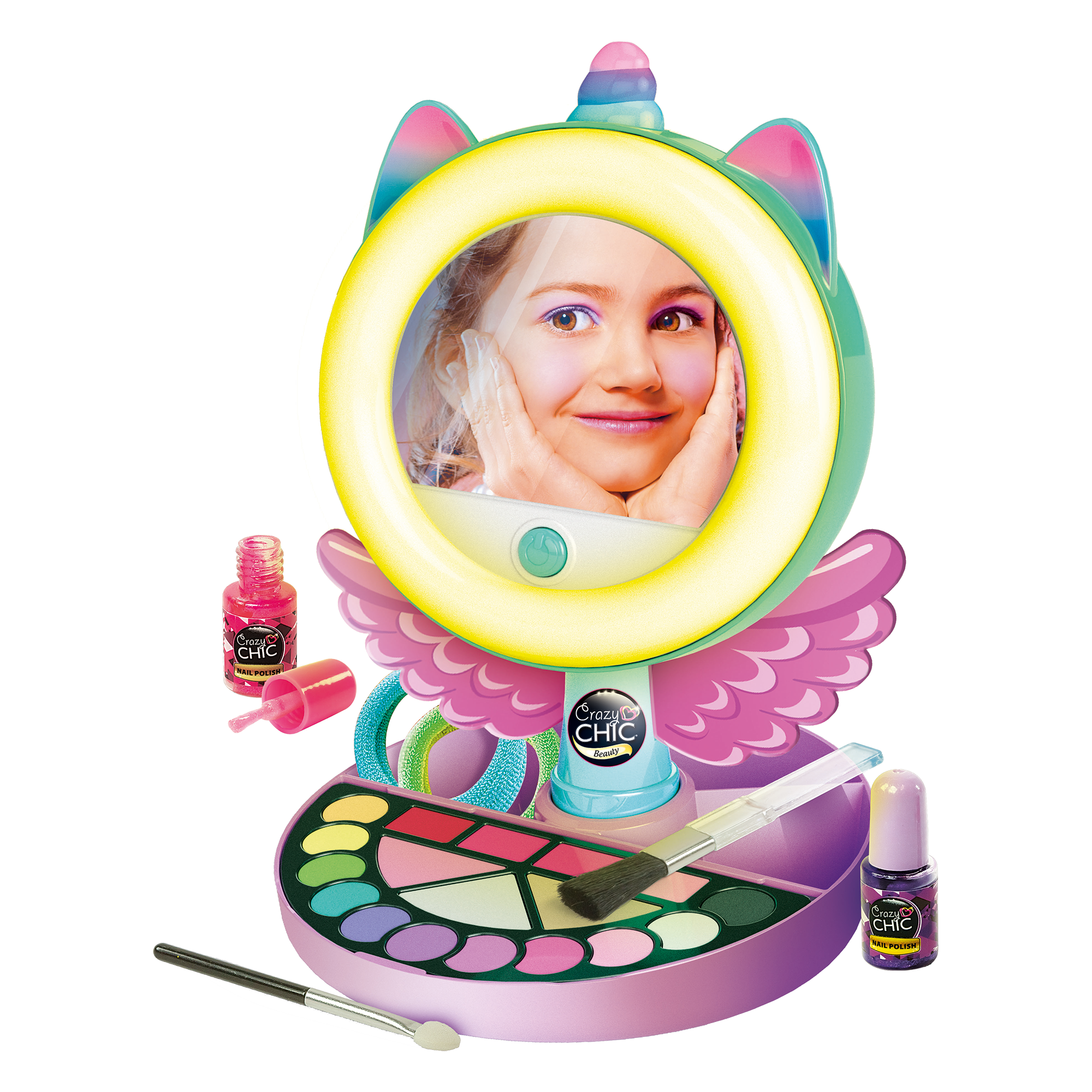 CRAZY CHIC: UNICORN MIRROR BEAUTY SET CLEMENTONI