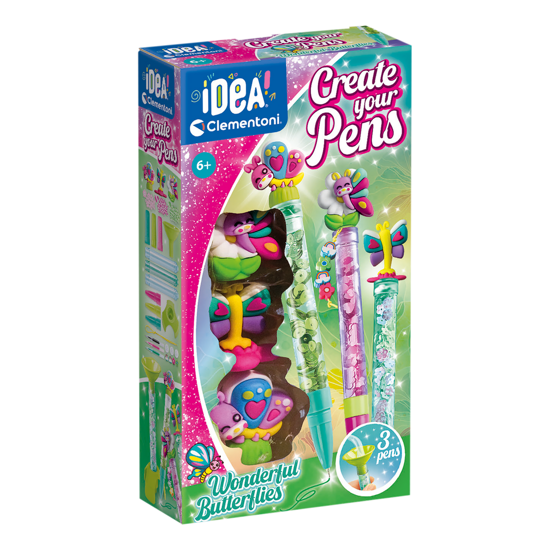 IDEA: CRÉE TES STYLOS - PAPILLON CLEMENTONI