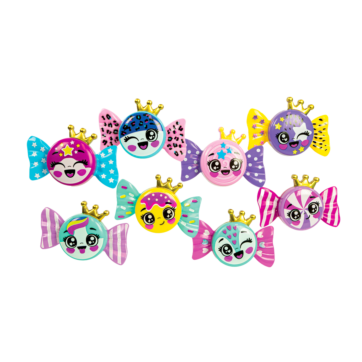 CRAZY CHIC: LOVELY LIPGLOSS - BONBONS (VENDU 24 UNITÉS - 8 MODÈLES) - CLEMENTONI