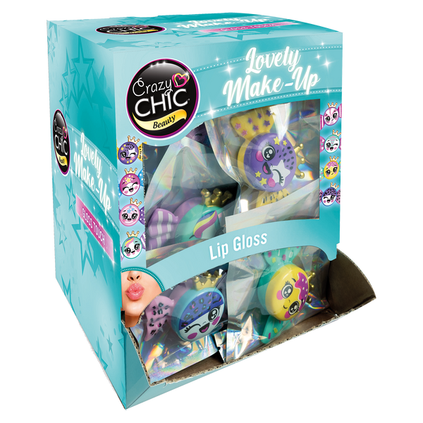CRAZY CHIC: LOVELY LIPGLOSS - CANDIES (SOLD 24 UNITS - 8 MODELS