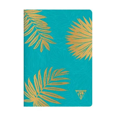Carnet néo déco mi-saison agrafé ligné -assortis- 96 pages -A5. (14.8x21cm) CLAIREFONTAINE