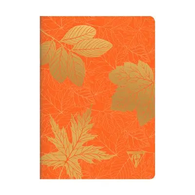 Carnet néo déco mi-saison agrafé ligné -assortis- 96 pages -A5. (14.8x21cm) CLAIREFONTAINE