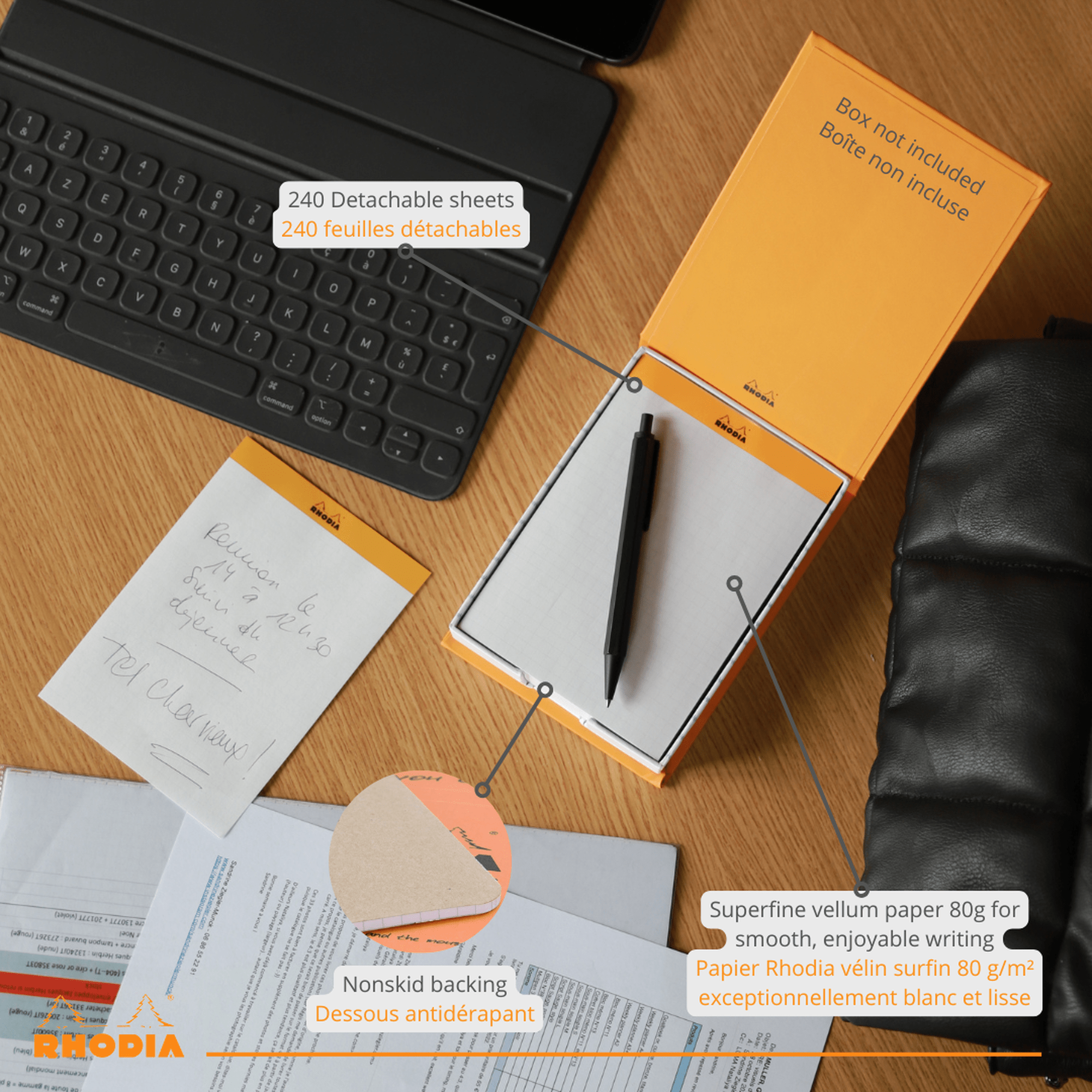 Bloc-Notes Dot 240 Feuilles RHODIA