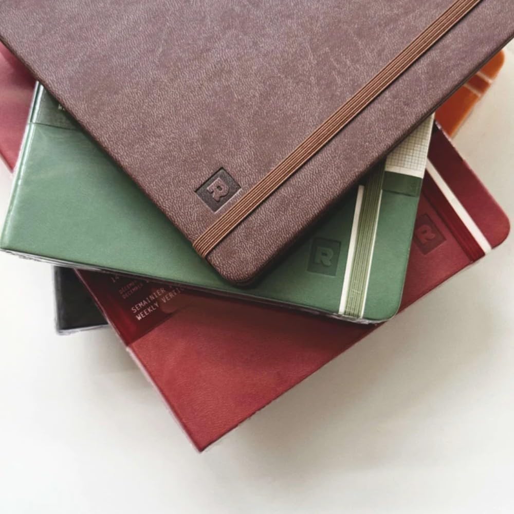 Webplanner 2026: Agenda millésimé verticale -noir- 160 pages (10x15cm) RHODIA