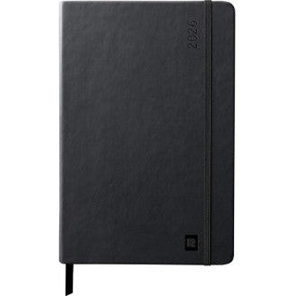 Webplanner 2026: Agenda millésimé verticale -noir- A5. 160 pages (14.8x21cm) RHODIA