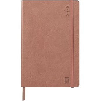 Webplanner 2026: Agenda millésimé verticale -bois de rose- A5. 160 pages (14.8x21cm) RHODIA