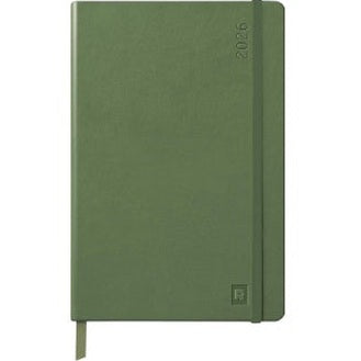Webplanner 2026: Agenda millésimé horizontale -sauge- A5. 160 pages (14.8x21cm) RHODIA