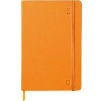 Webplanner 2026: Agenda millésimé horizontale -orange- A5. 160 pages (14.8x21cm) RHODIA