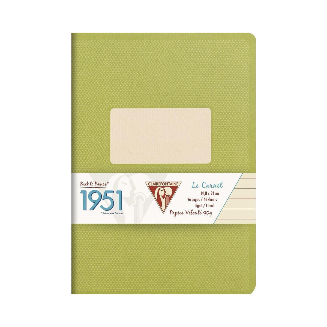 Carnet 1951 ligné assortis agrafé 96 pages A5 (14,8 x 21 cm) by CLAIREFONTAINE