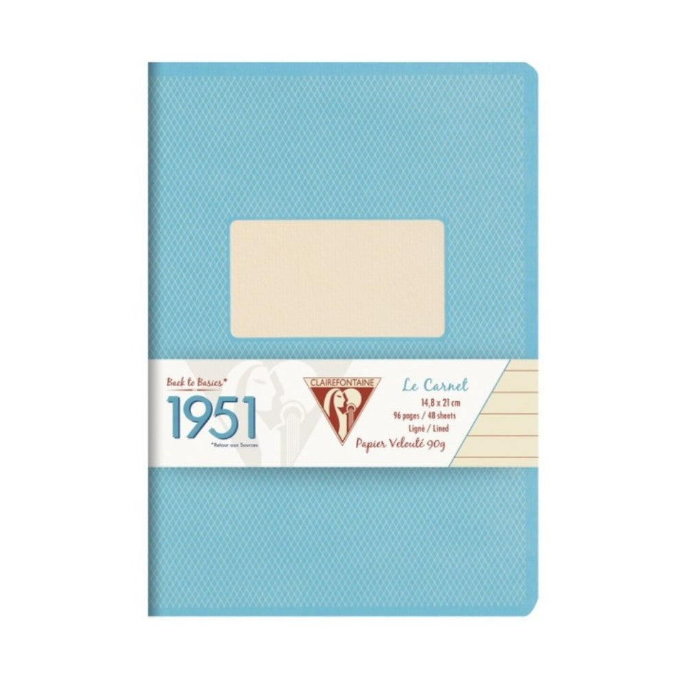 Carnet 1951 ligné assortis agrafé 96 pages A5 (14,8 x 21 cm) by CLAIREFONTAINE