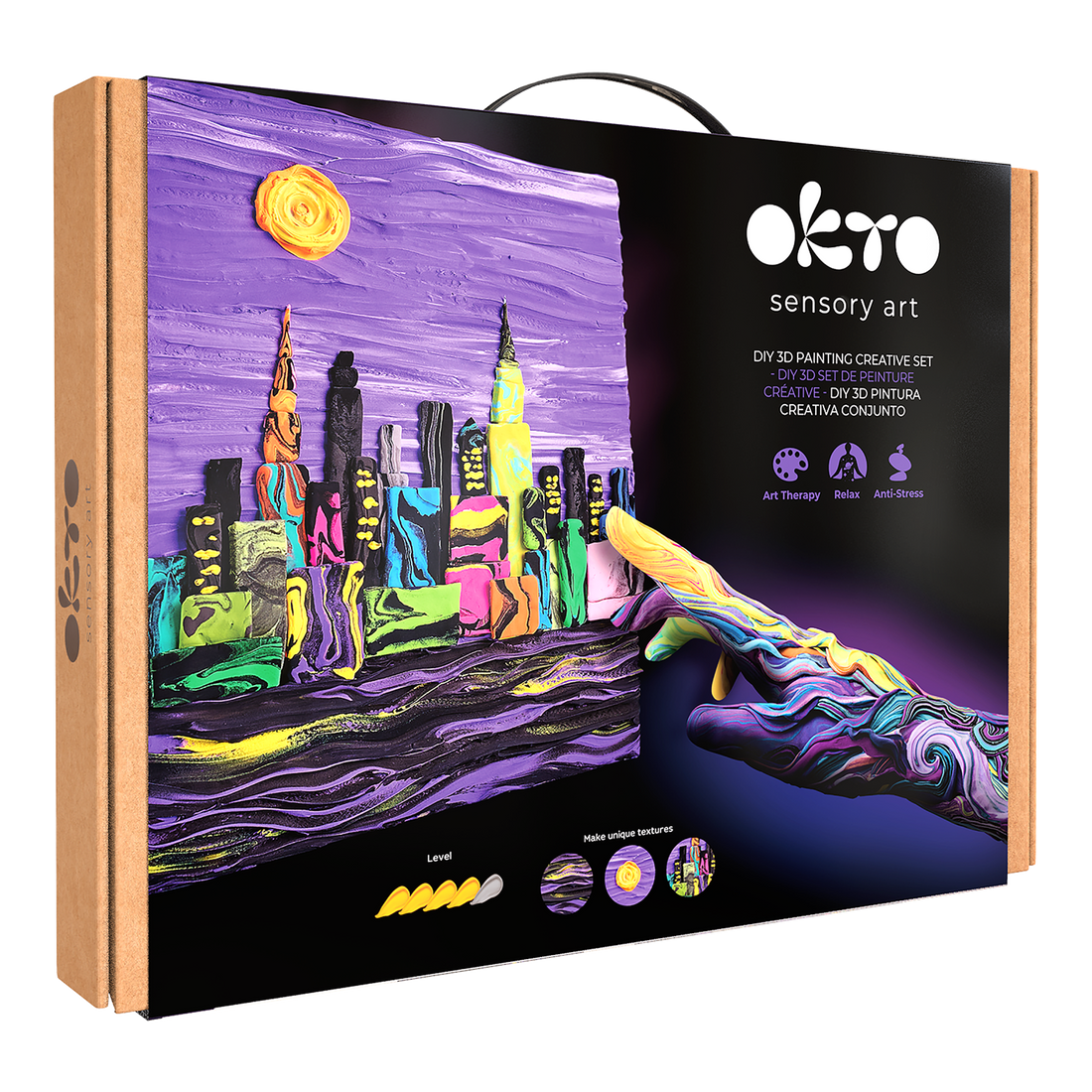 DIY 3D SET DE PEINTURE CRÉATIVE - HORIZON DE NEW YORK - Pierre Belvédère