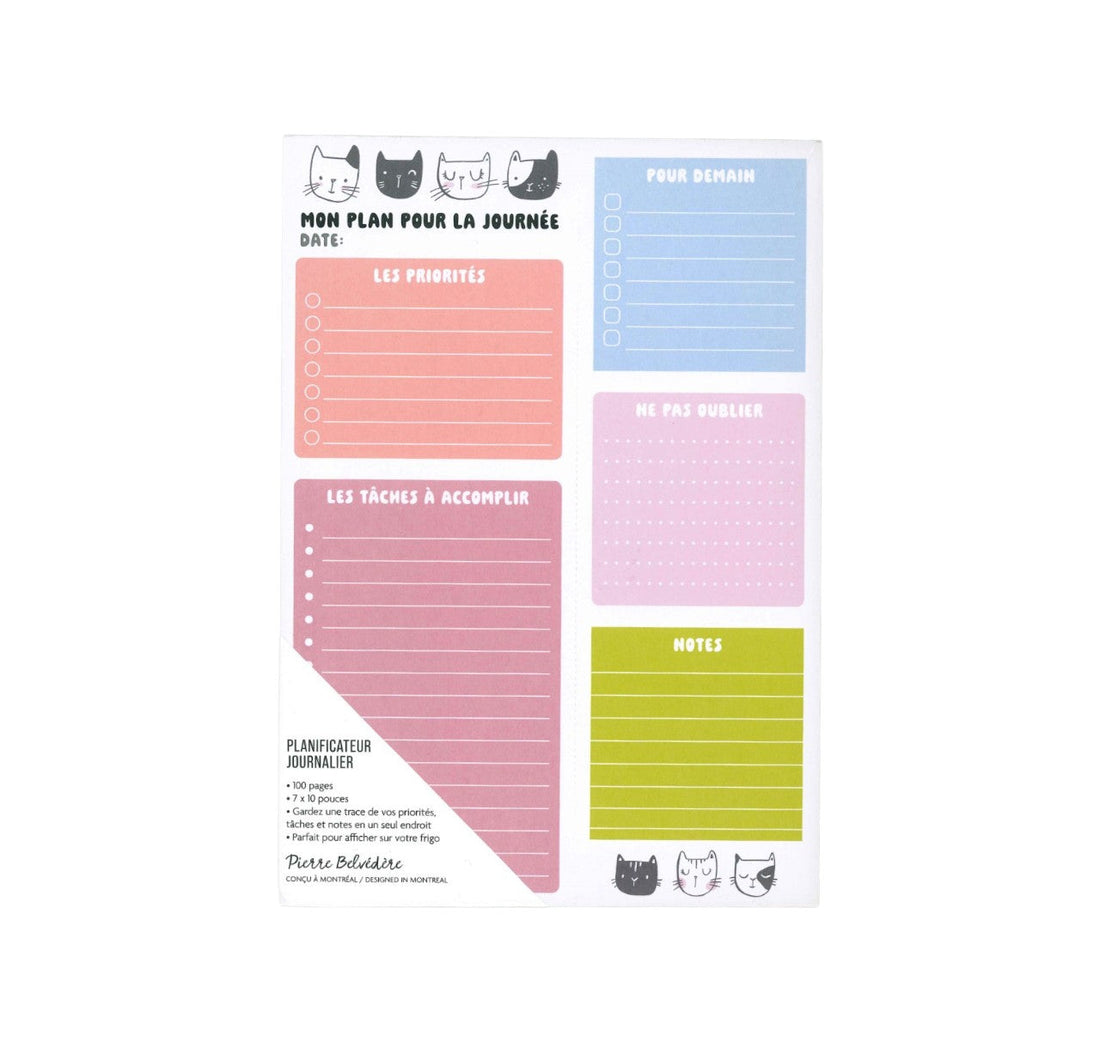 NOTEPAD PLANIFICATEUR- CHATS PBI AUTRES