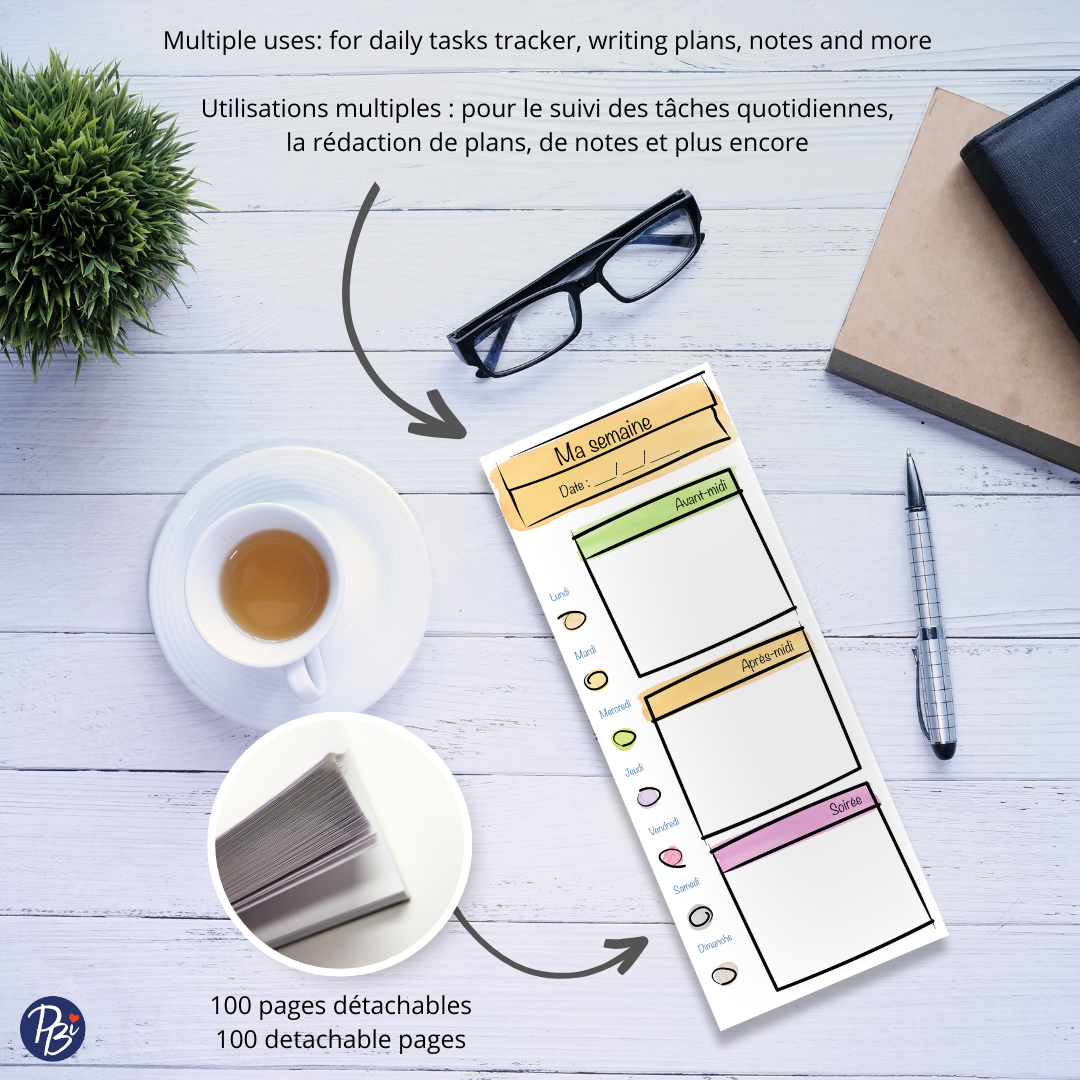 NOTEPAD- MA SEMAINE PBI AUTRES