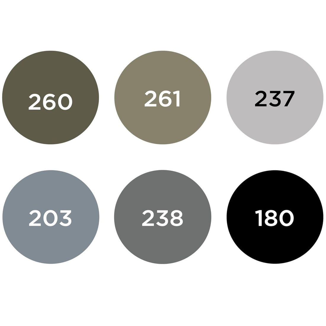 ONE4ALL™  Acrylic Twin Grey Set