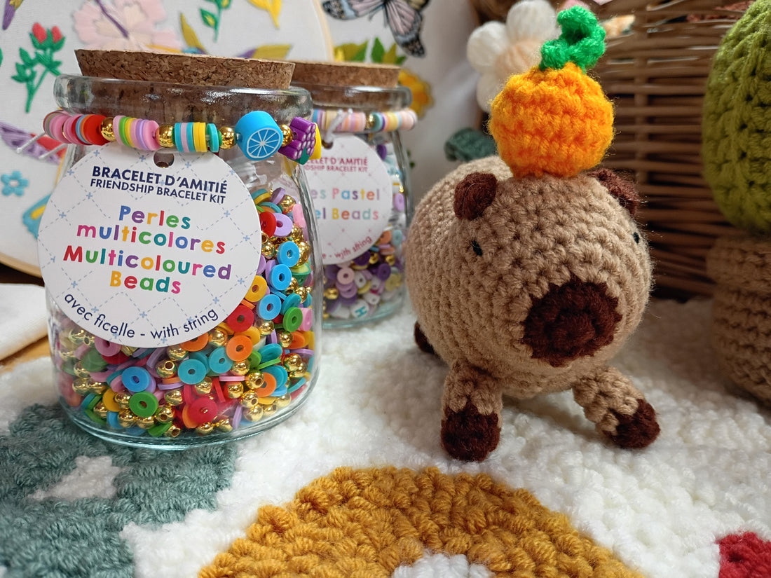 BOCAL D'ACTIVITÉS DIY- PERLES MULTICOLORES PBI ART