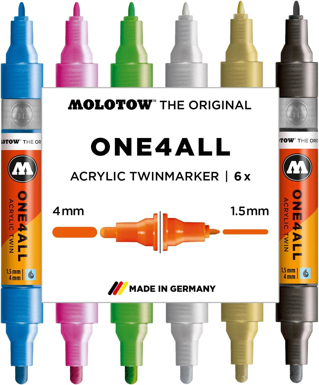 ONE4ALL™  Acrylic Twin Metallic Set