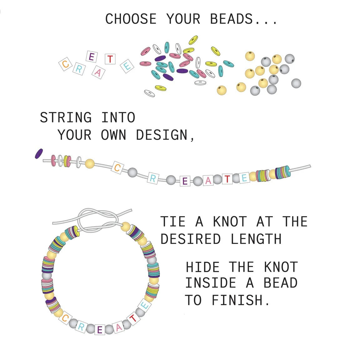 BOCAL D'ACTIVITÉS DIY – PERLES PASTEL PBI ART