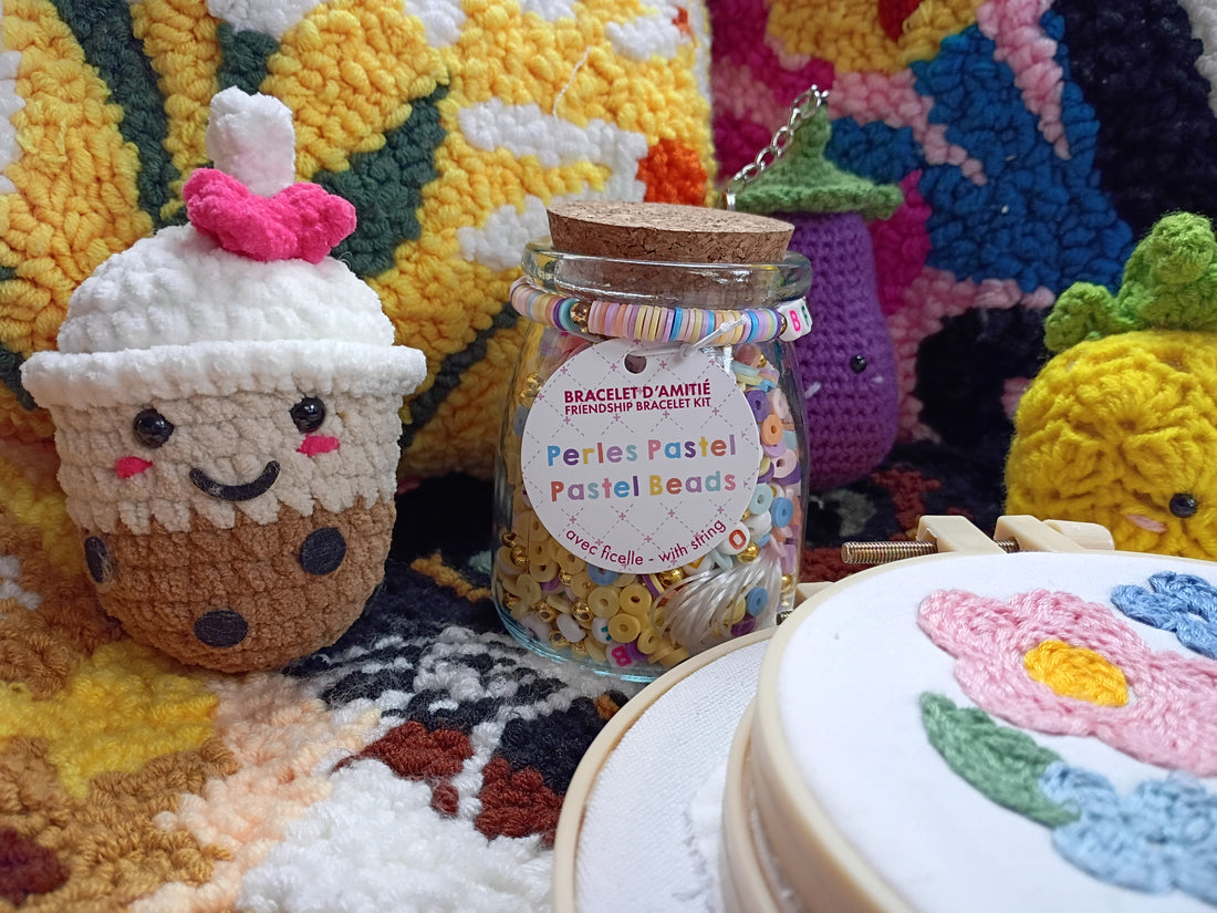 BOCAL D'ACTIVITÉS DIY – PERLES PASTEL PBI ART