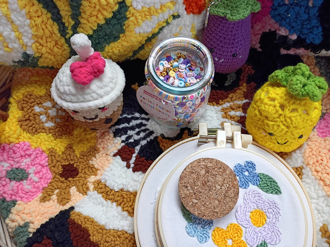 BOCAL D'ACTIVITÉS DIY – PERLES PASTEL PBI ART