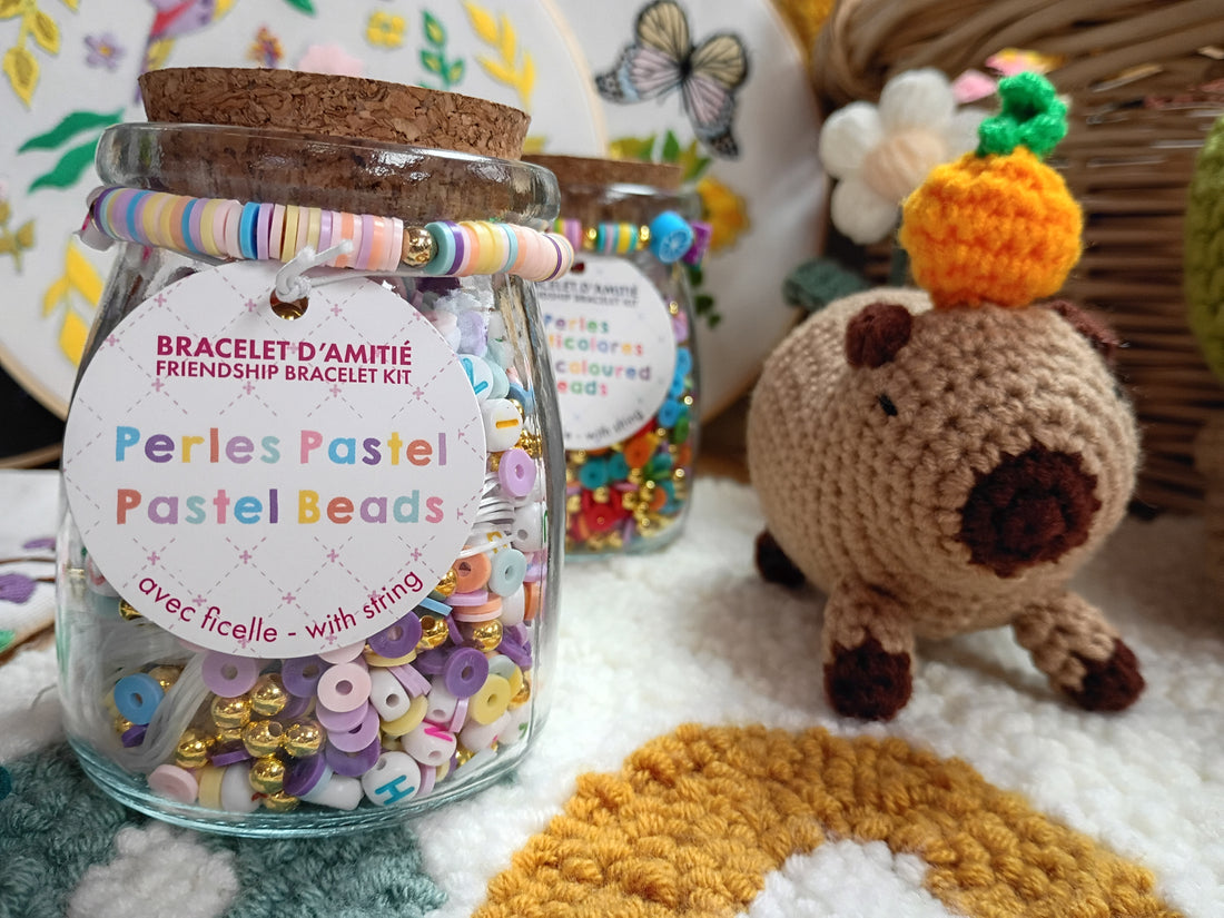 BOCAL D'ACTIVITÉS DIY – PERLES PASTEL PBI ART