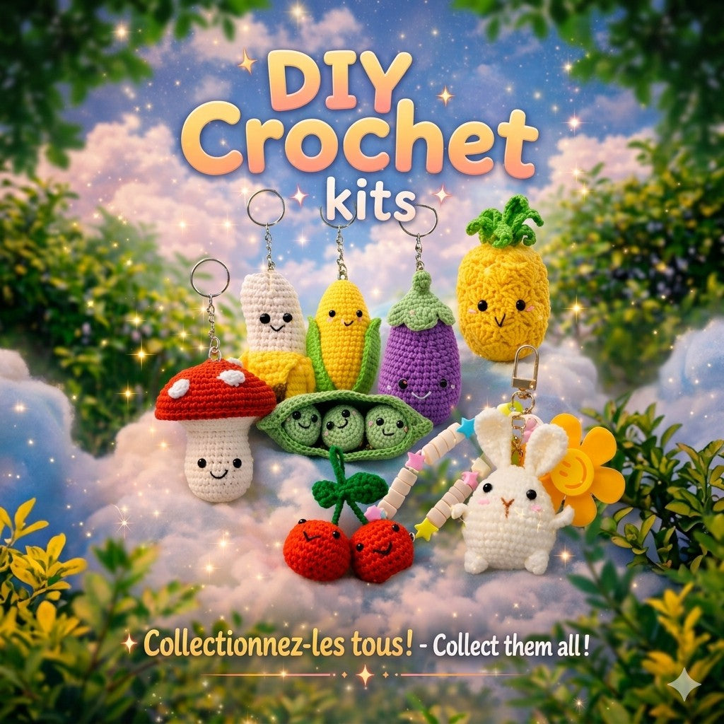 CORN KEYCHAIN DIY  CROCHET KIT