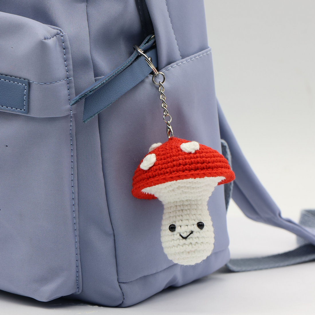 KIT DIY PORTE-CLÉS CROCHET – MINI CHAMPIGNON PBI ART