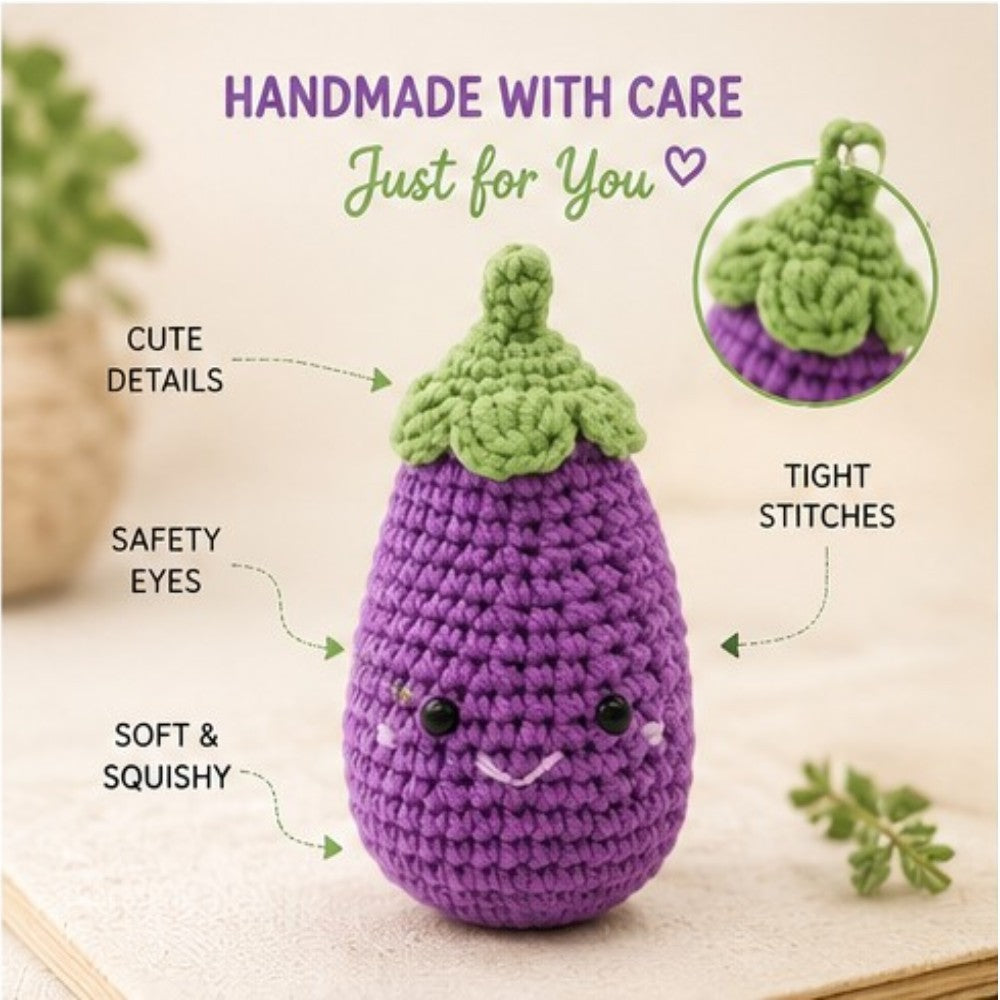 Kit de crochet – Porte-clé Oh! Bergine - PBI ART