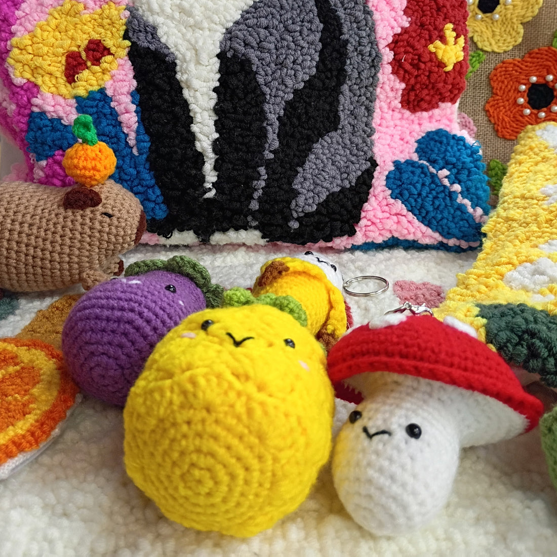 Kit de crochet – Porte-clé Oh! Bergine - PBI ART