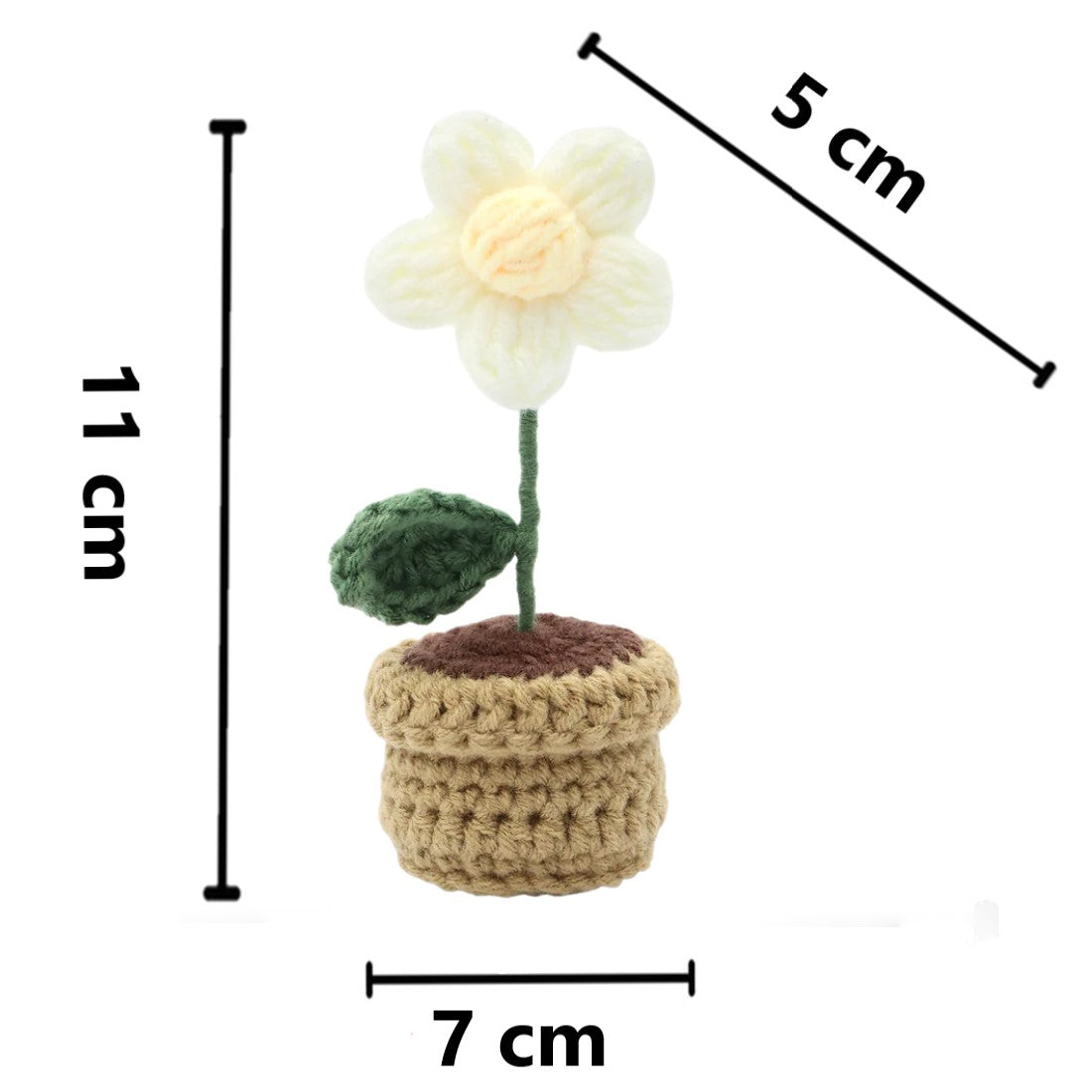 POTTED DAISY DIY CROCHET KIT