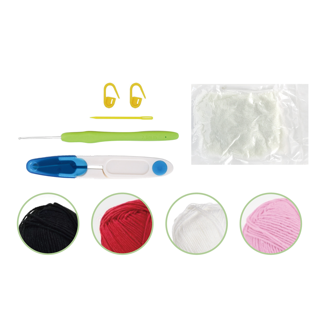 KIT DIY CROCHET – PANDA PBI ART