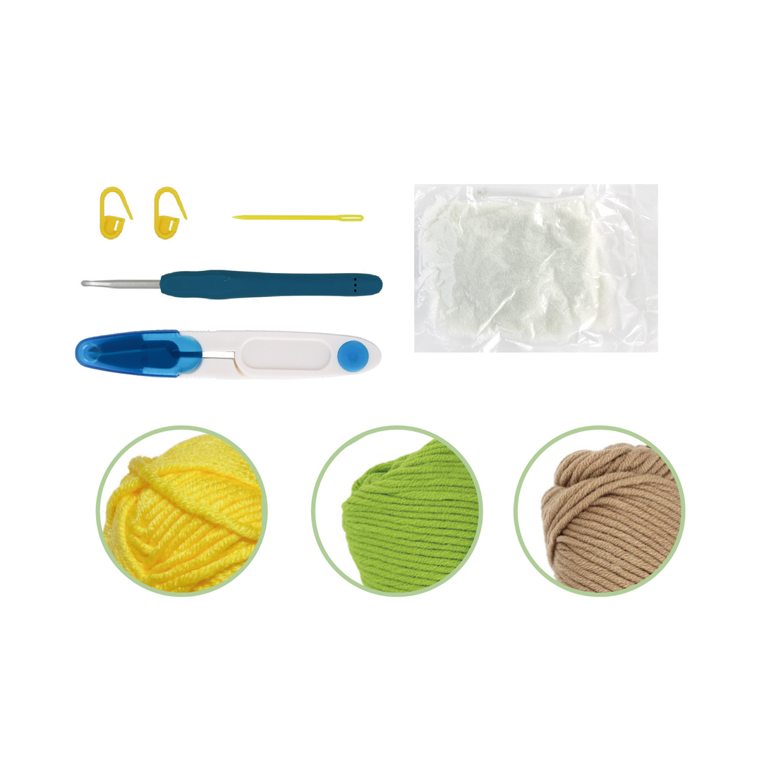 KIT DIY CROCHET – MINI CACTUS PBI ART