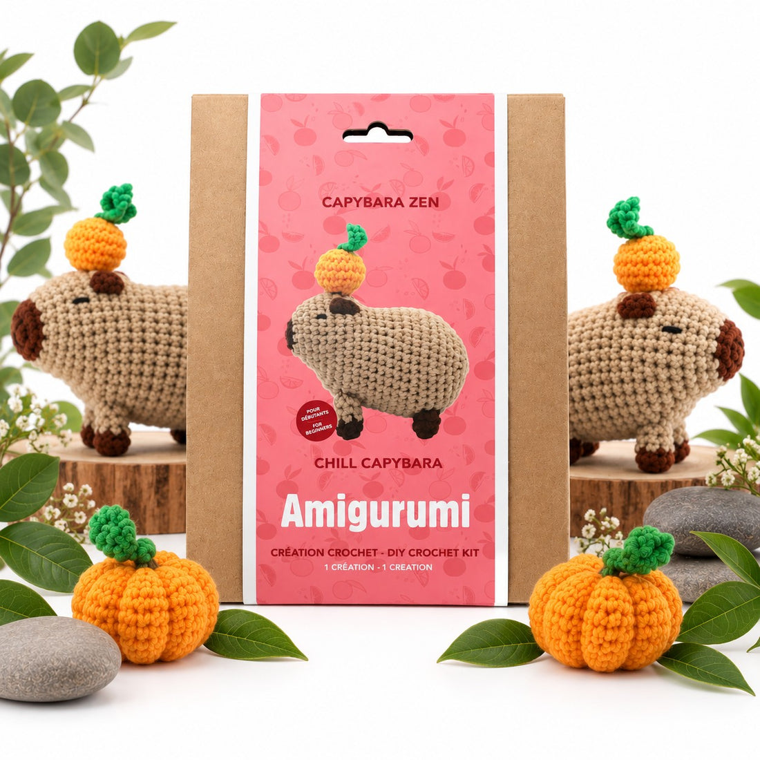 Kit de crochet – Capybara Zen (Amigurumi) - PBI ART